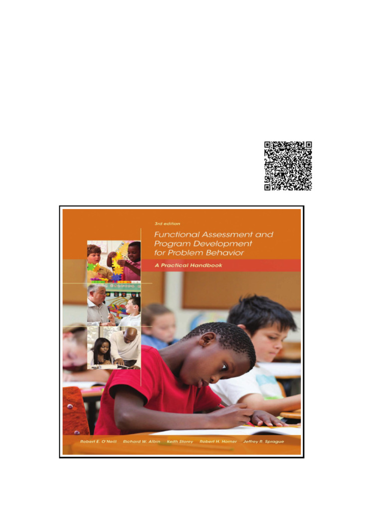 Functional Assessment and Program Development For Problem Behavior 3e ...