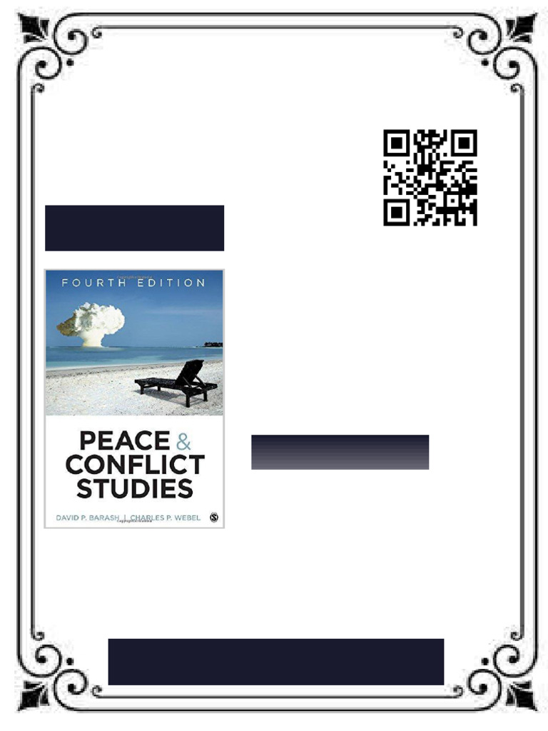 Peace and Conflict Studies Fourth Edition - Ebook PDF Version