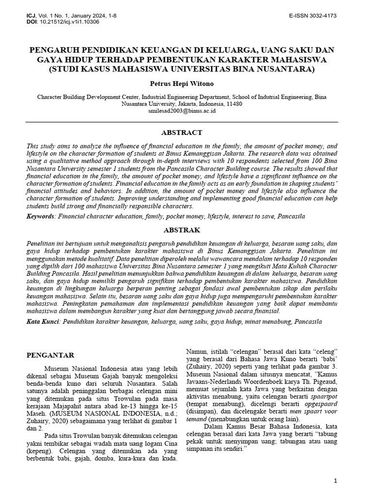 Paper Laporan Akhir Contoh Milik Kak Hepi | PDF
