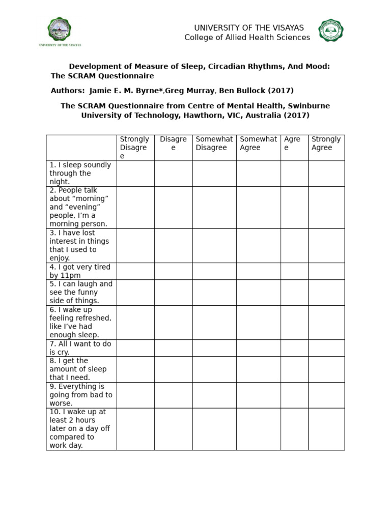 Questionnaire | PDF