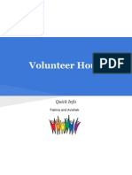 Volunteer Hours Quick Info