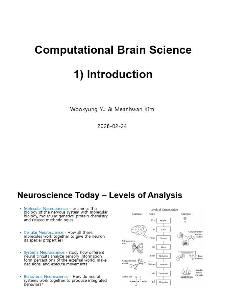 Introduction 20260223 | PDF | Neuroscience | Nervous System