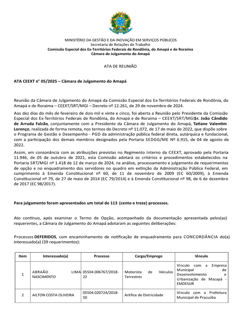 Aj5 Cjap 2025 | PDF | Emenda Constitucional | Governança