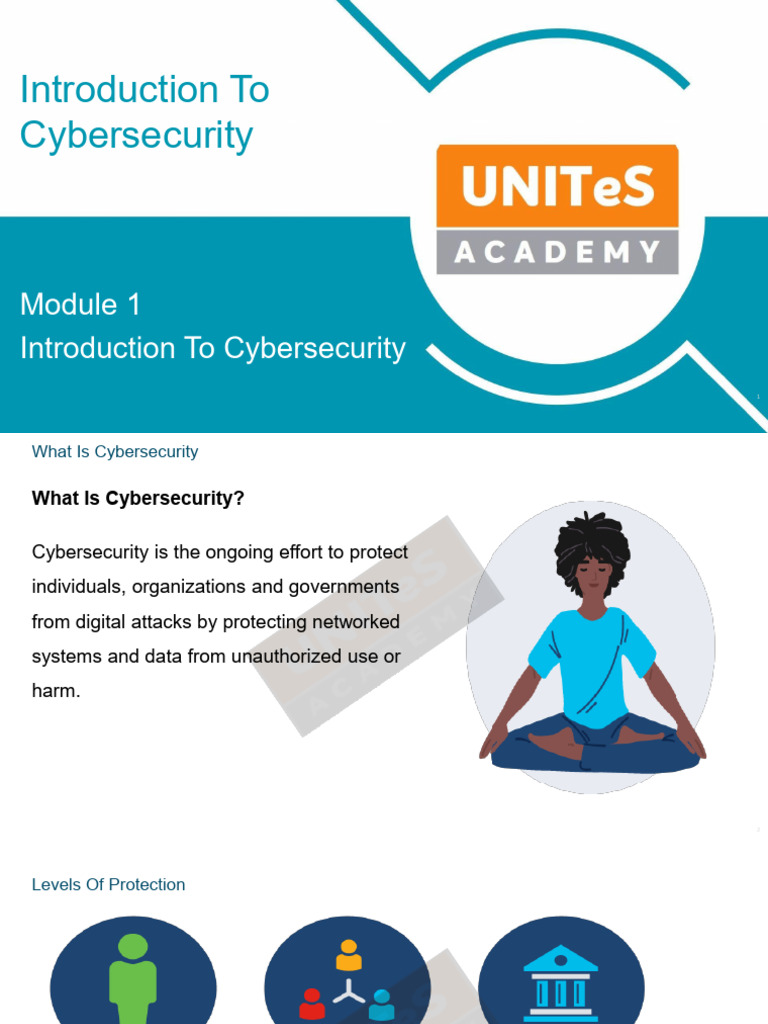 Introduction To Cybersecurity Module 1 - Introduction To Cybersecurity ...