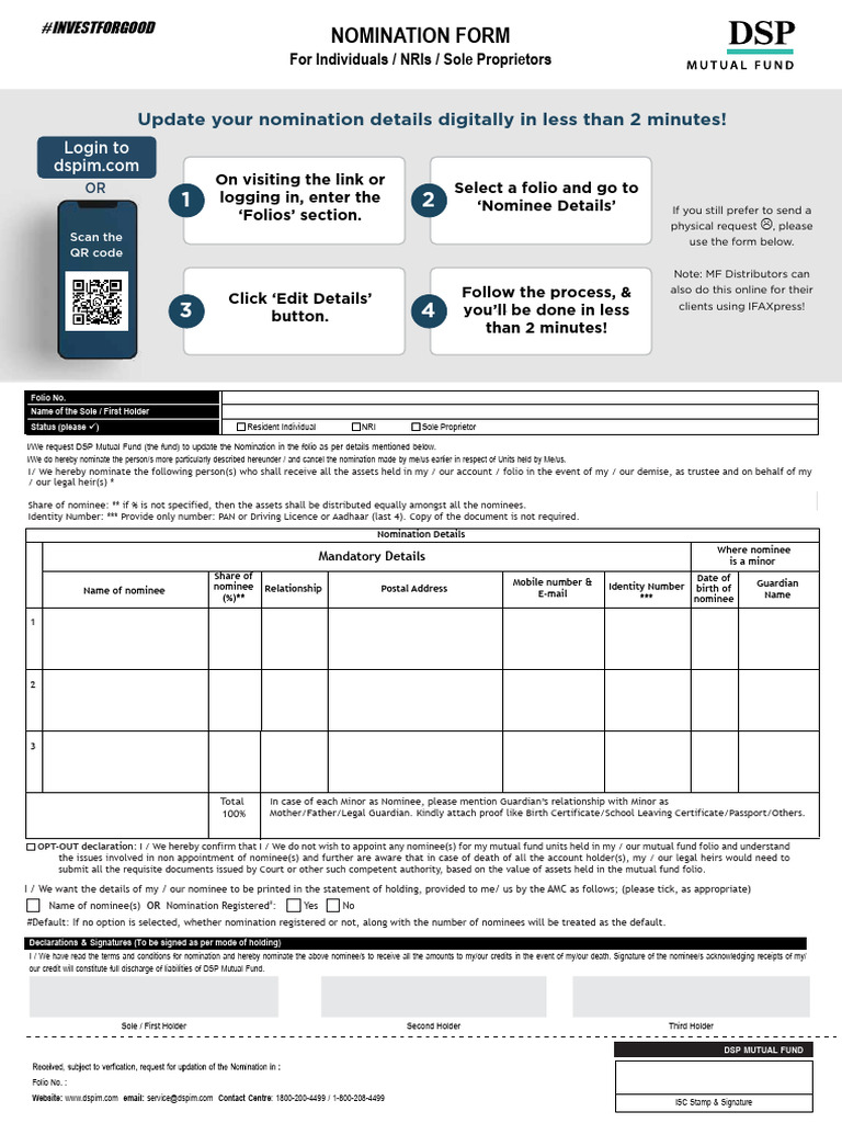 Nomination Form | PDF