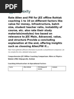 Understanding PW Power Batches | PDF