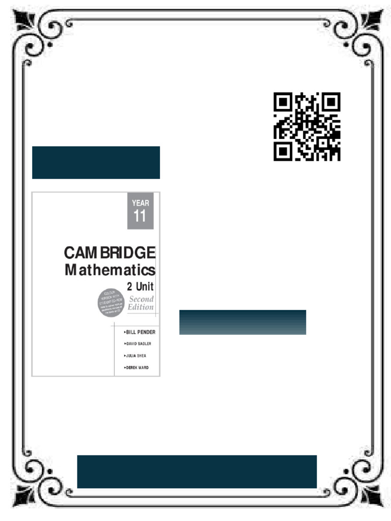 Cambridge Mathematics 2 Unit 2nd Edition William Pender Ebook Full ...