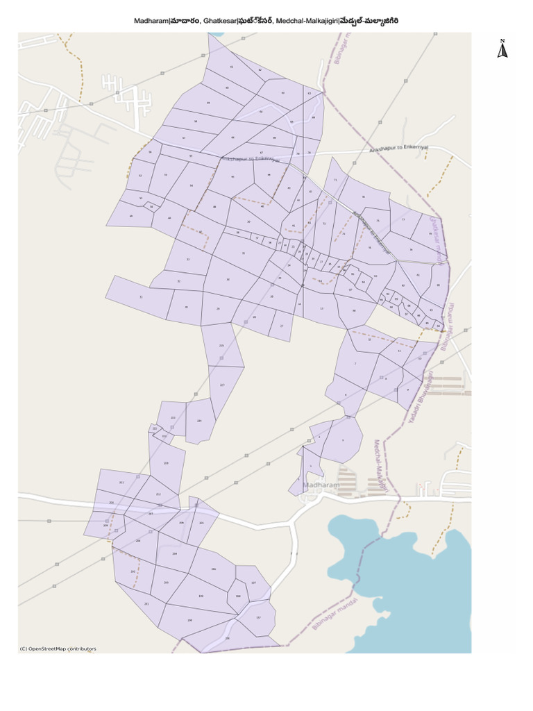 Village Map of Madharam | PDF