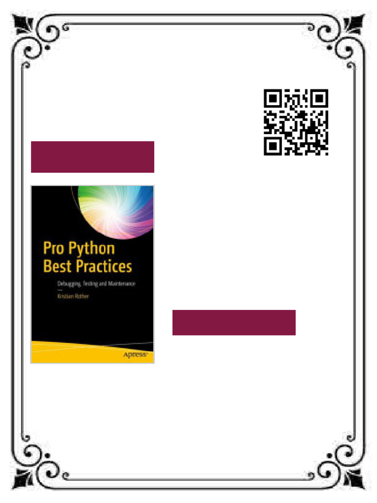 Ebookmeta - Com/?p 128704: Pro Python Best Practices: Debugging ...