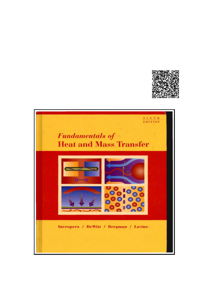 Fundamentals of Heat and Mass Transfer 6th | PDF | Innovation