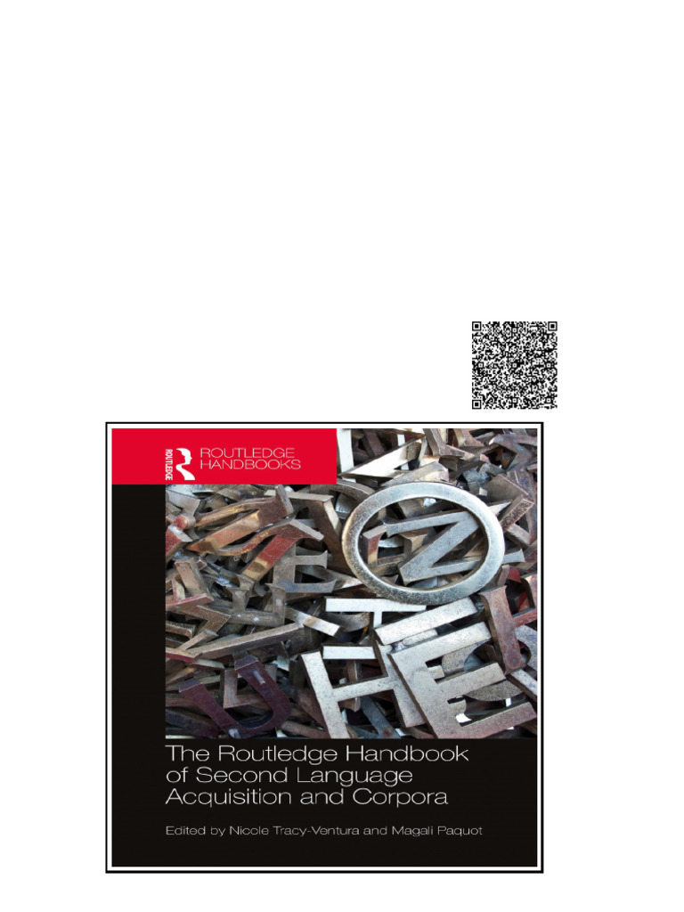 Routledge Handbook of Second Language Acquisition and Corpora The ...