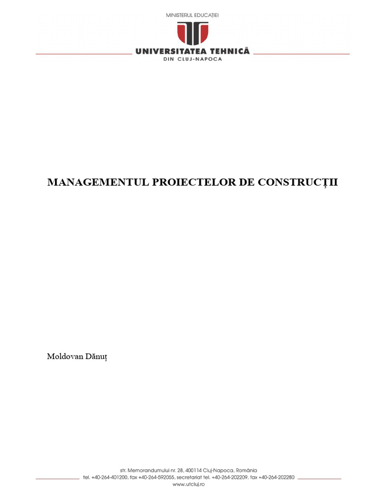 Management Proiect | PDF