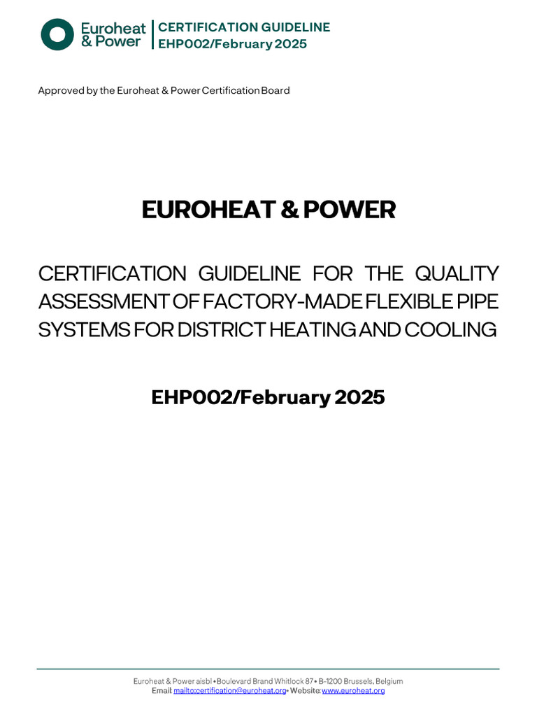 Ehp 002 Guideline Final DH Flexible Pipe Systems | PDF