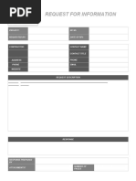 RFA/RFI List for Construction Approval | PDF | Building Engineering ...