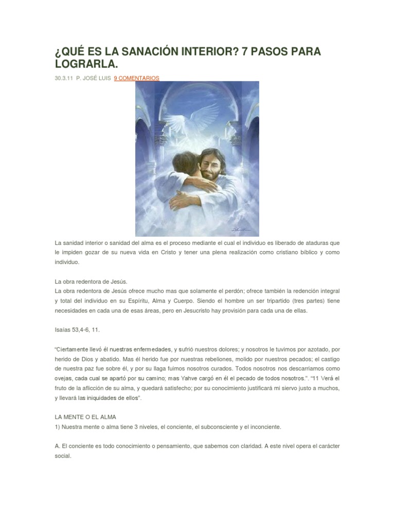 Qué Es La Sanación Interior Descargar Gratis Pdf Pecado Cristo