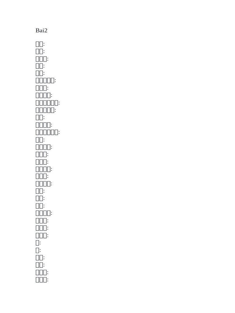 Bai 2 | PDF