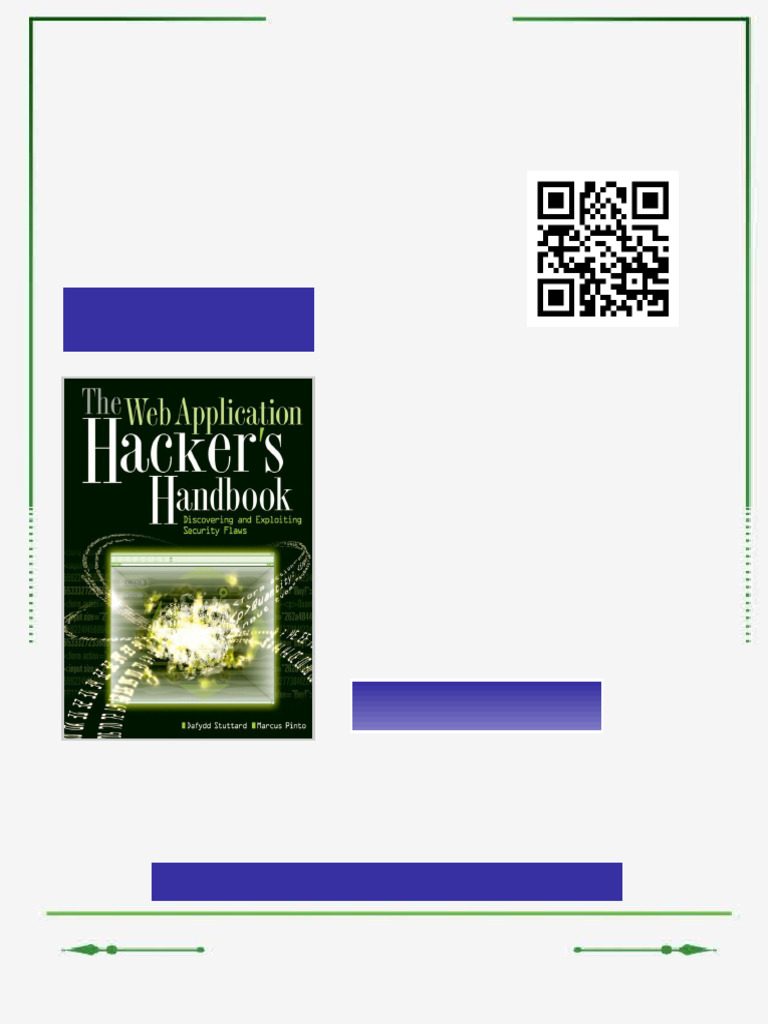 The Web Application Hacker s Handbook Discovering and Exploiting ...