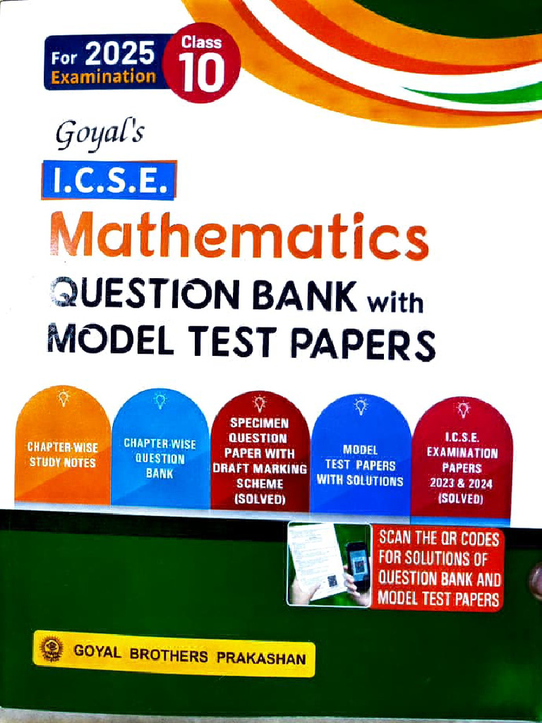 Goyal Maths 2025 by Icse Guidance 2025 | PDF