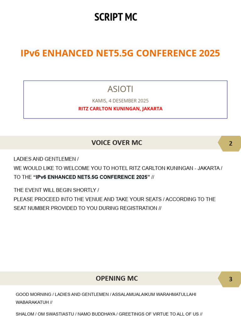 Draft Script MC Asioti 2025 Revisi | PDF