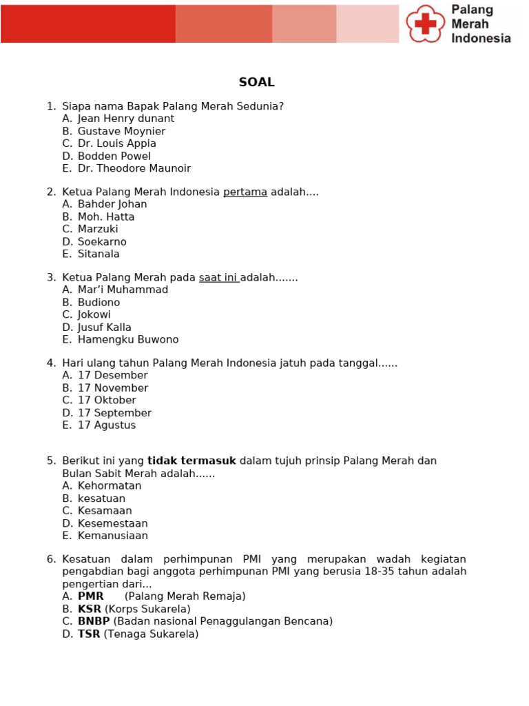 Soal Pre Test | PDF