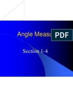 1-4 Angle Measure