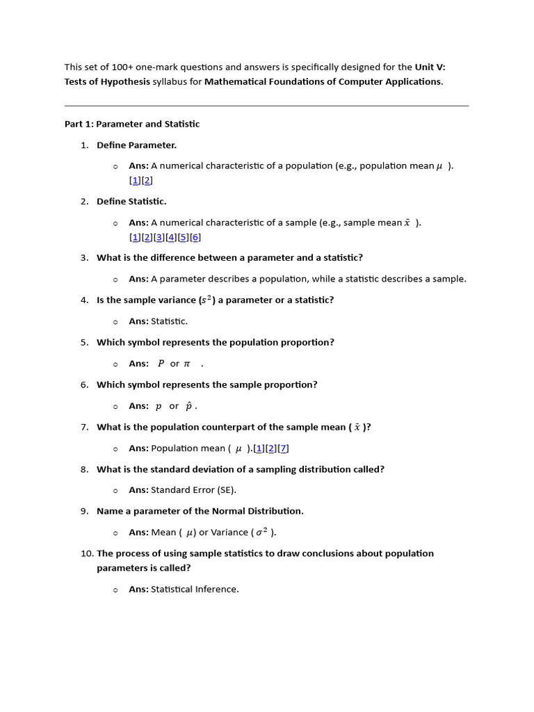MFCA - Unit 5 - One Marks Questions As On 25.01.2026 | PDF | Confidence ...