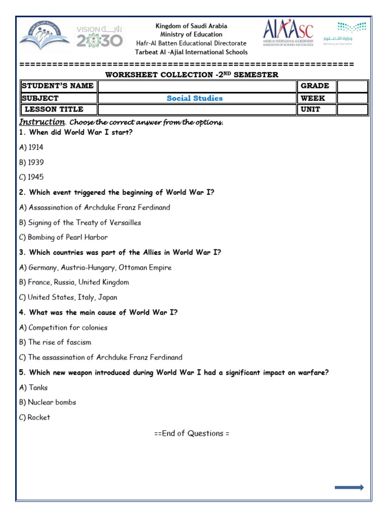 Social Studies G6 Worksheet Collection (With Answer Key) | PDF | Cold ...