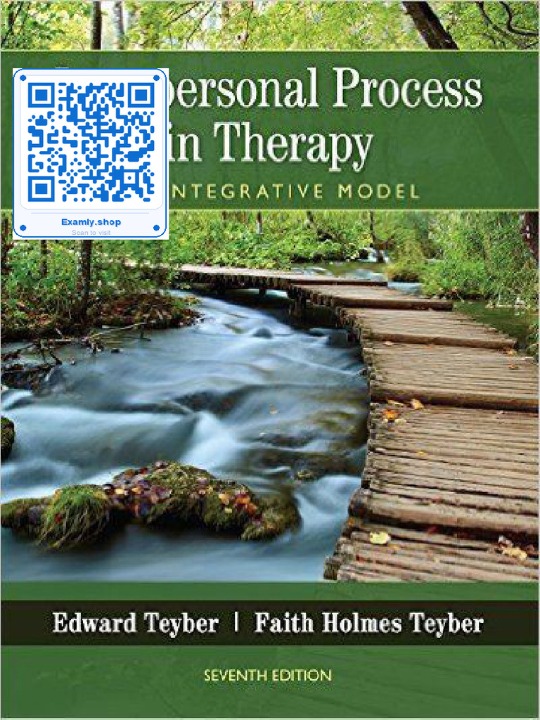 Solution Manual For Interpersonal Process in Therapy An Integrative ...