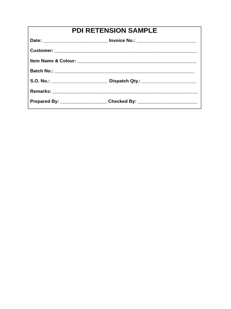 Dispatch Sample | PDF