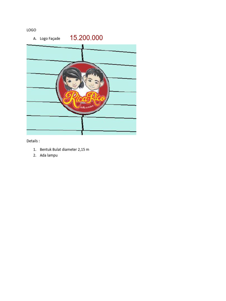 LOGO - Rica Rico - Penawaran | PDF