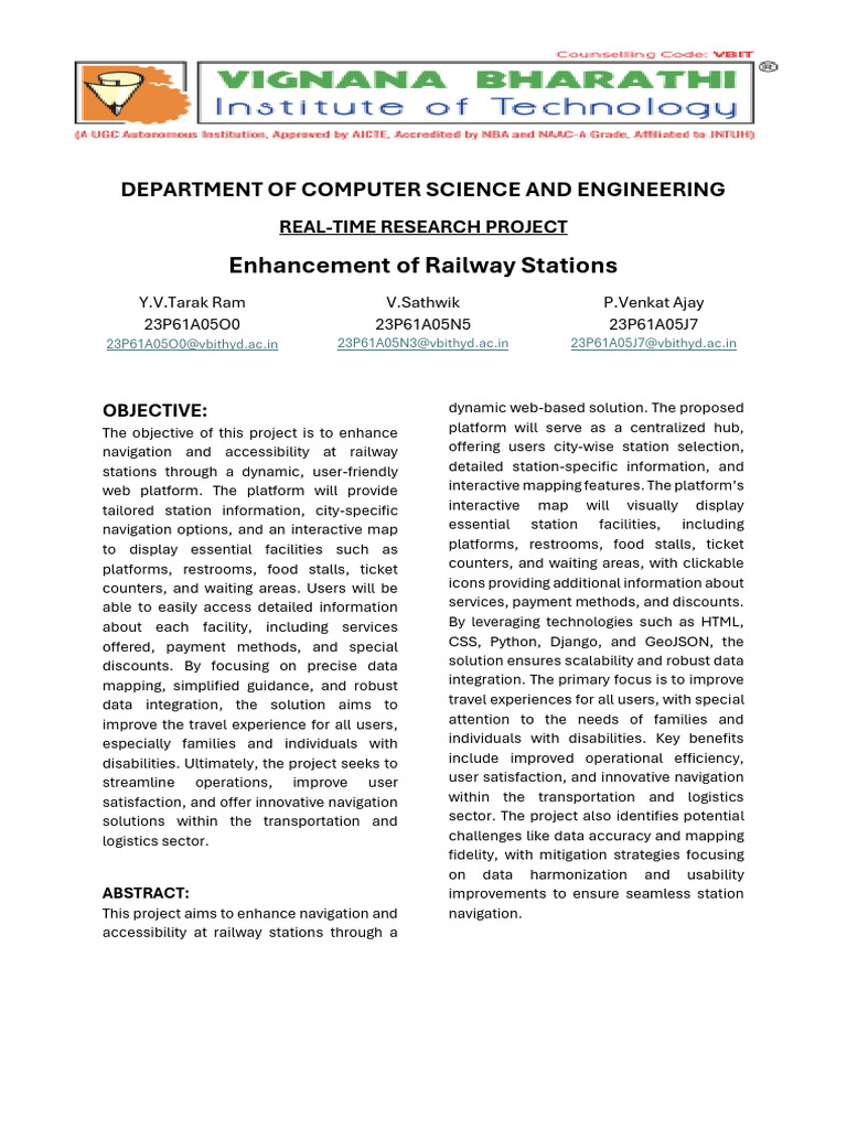 Department of Computer Science and Engineering | PDF | Accessibility ...
