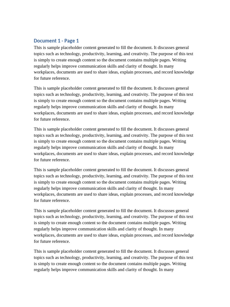 sample_document_1 | PDF | Creativity | Learning