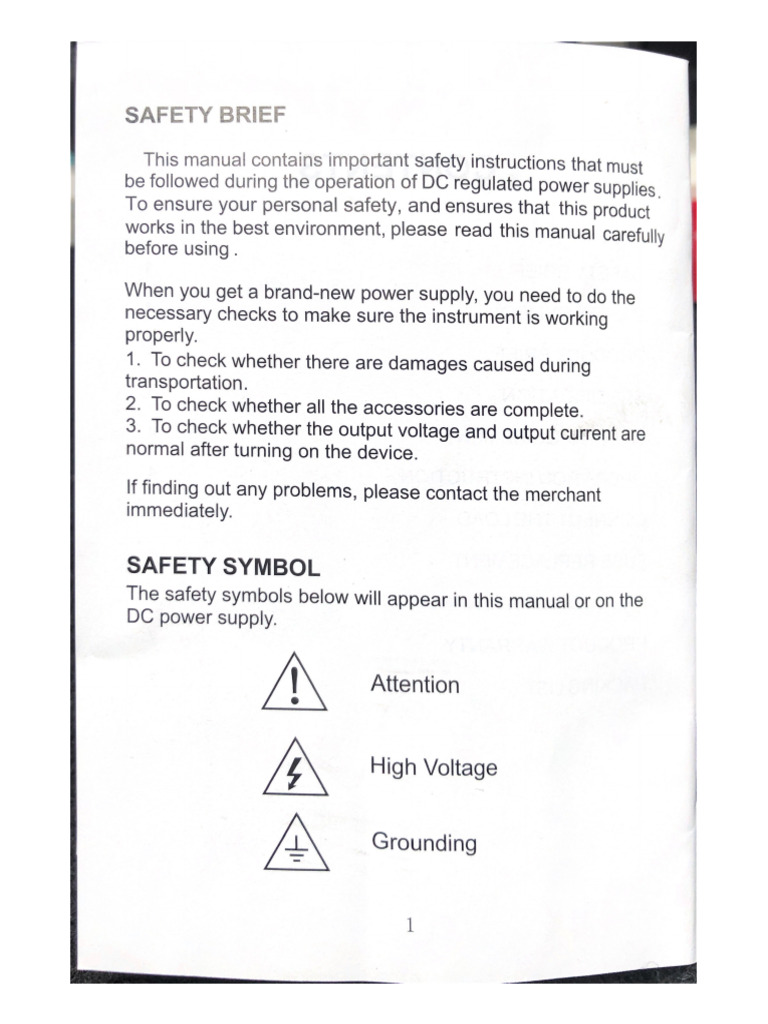 Safety Brief04 | PDF