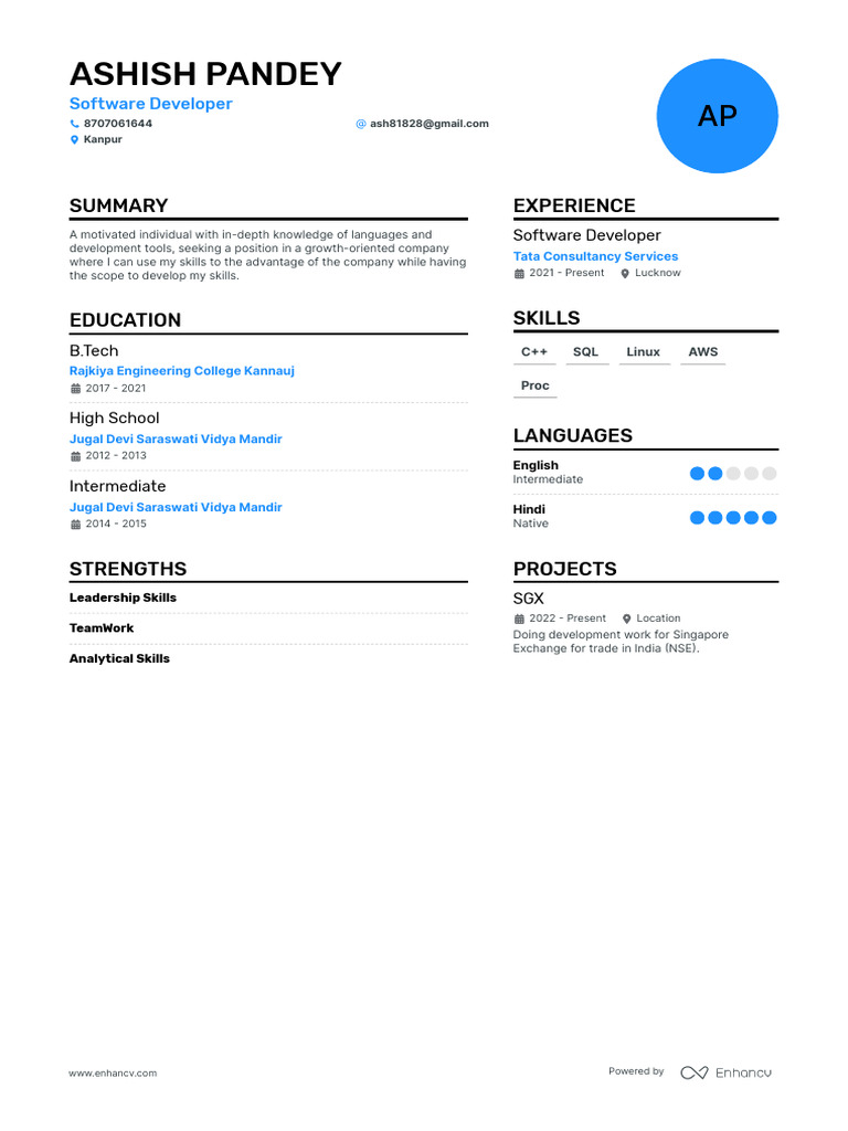 Ashish Pandey Resume | PDF