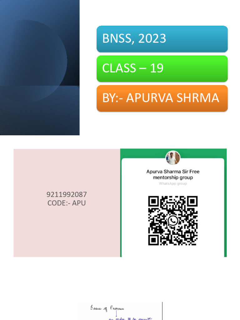 BNSS Class 19 - 1772516367 | PDF