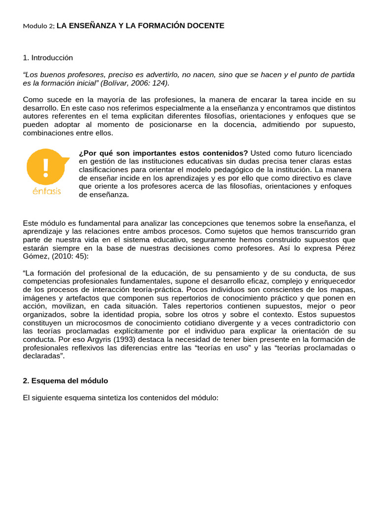 Modulo 2 | PDF | Enseñando | Aprendizaje