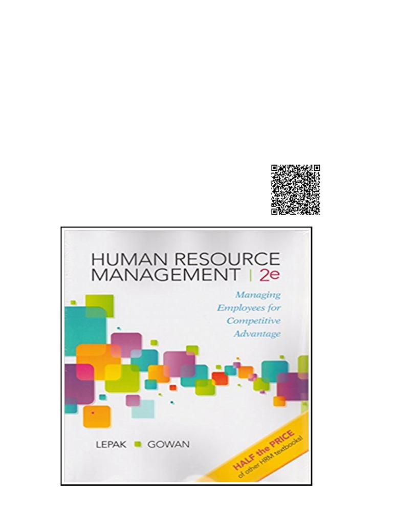 Human Resource Management Managing Employees for Competitive Advantage ...