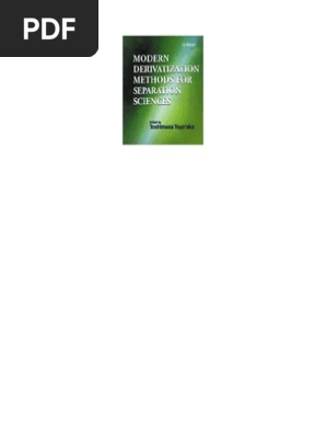 Derivatization 1999 Full Liquid Chromatography Mass Spectrometry High Performance Liquid Chromatography