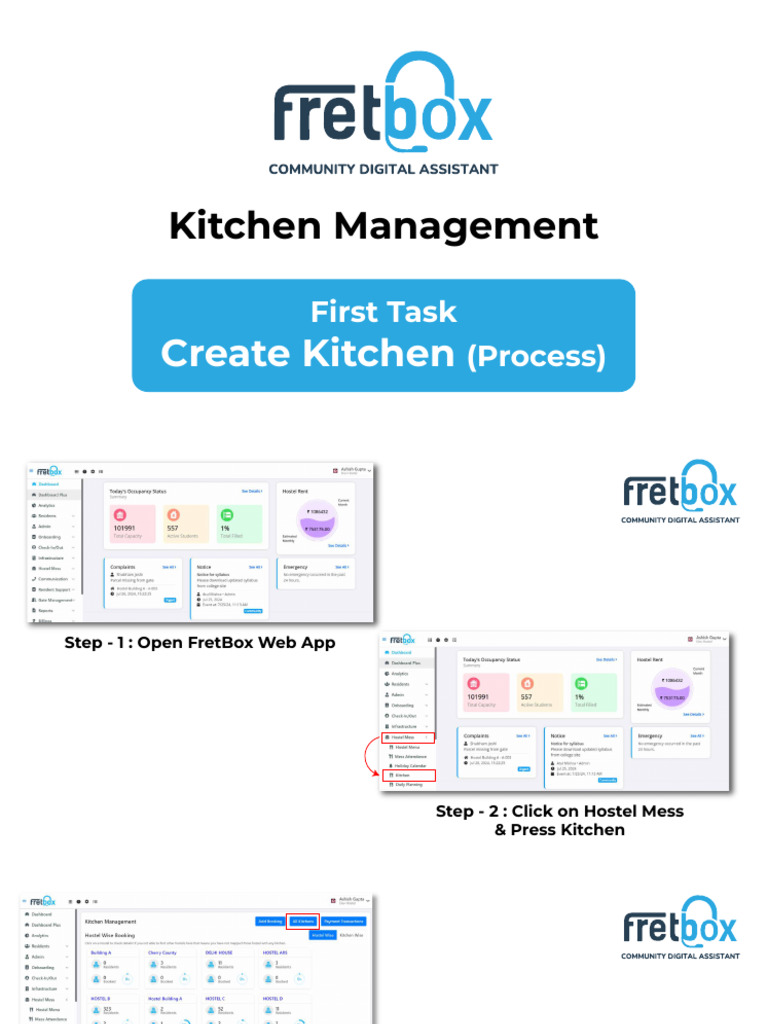 Admin - All Process For Kitchen Management | PDF | Software | Computing