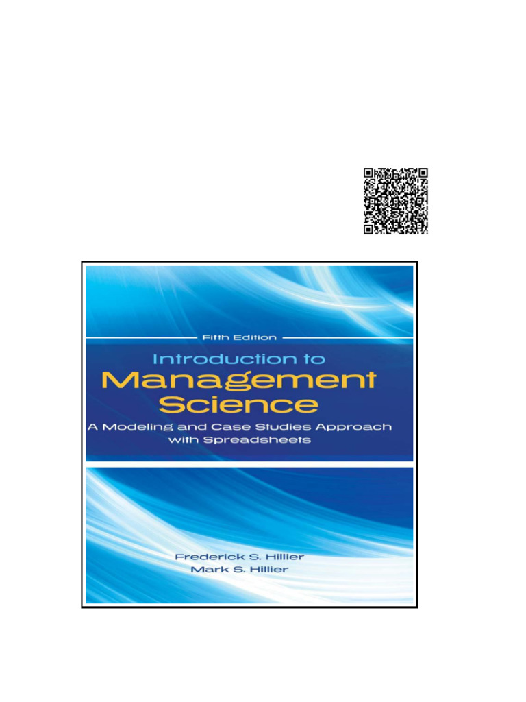 Introduction To Management Science Fifth Edition | PDF | John Lennon ...