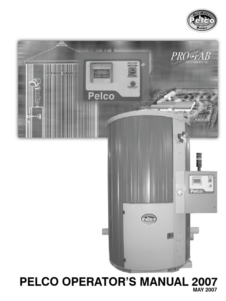 2007 Pelco Manual | PDF | Water Heating | Boiler
