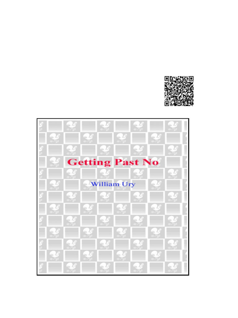 Getting Past No William Ury | PDF | Fascism | Diabetes