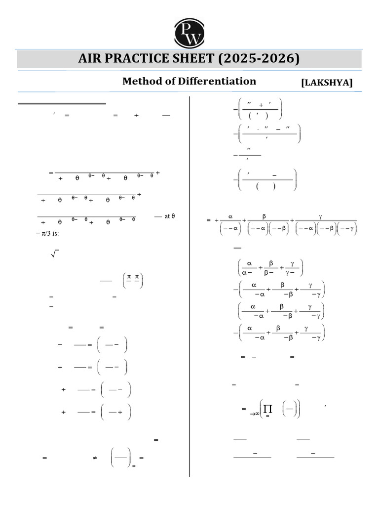 684fcb9d470c2a2d6ab9020d ## Methods of Differentiation Practice | PDF ...