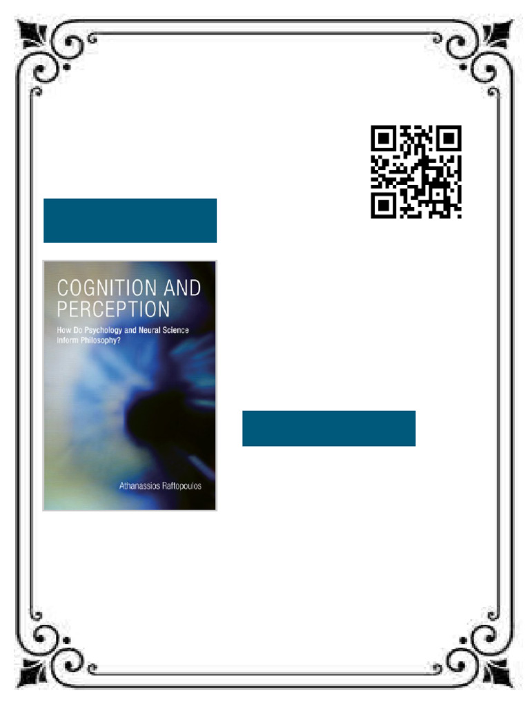 Cognition and Perception Athanassios Raftopoulos Ebook Testbank ...