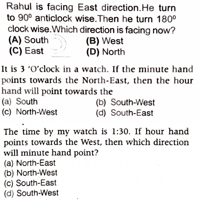 Direction Practice Questions (Part 2) _77843019_2026_02!10!19_39 | PDF