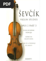 Sevcik - School of Violin Technics Op.1, Book 1 PDF | PDF