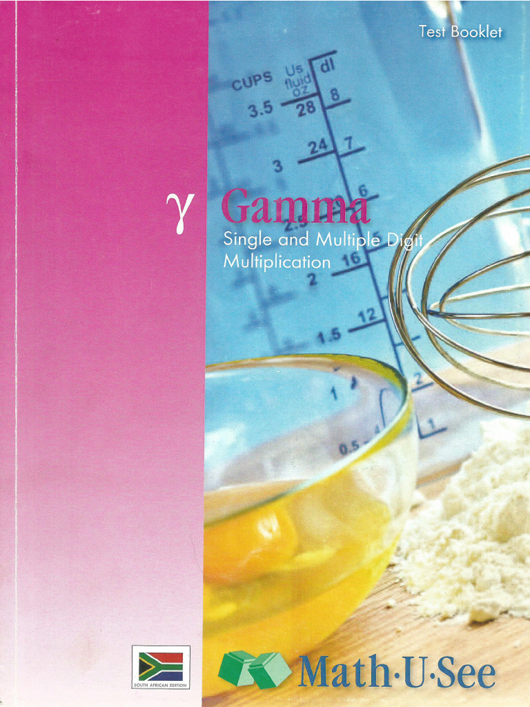 Math U See Gamma Testbook | PDF
