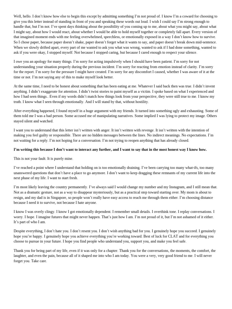 i dont want to talk | PDF