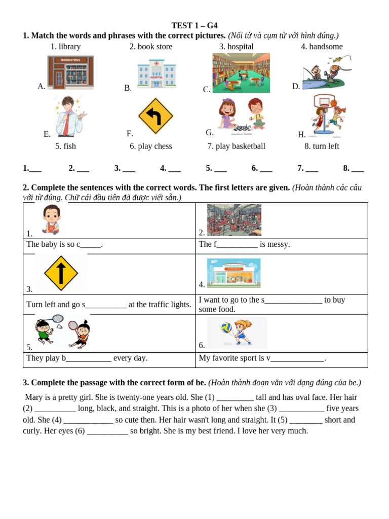 Test 1 - G4 | PDF