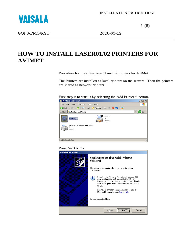 HowTo SetupLaserPrinter | PDF | System Software | Communications Protocols